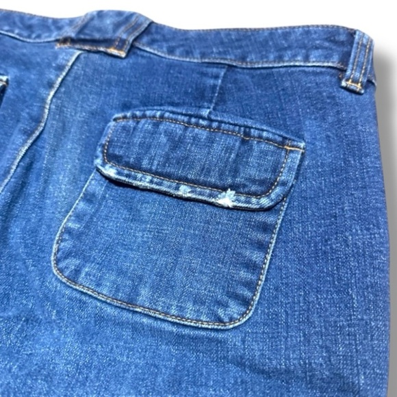 Y2K Old Navy Low Waist Bootcut Jeans Medium Wash Stretch Denim Women’s Size 4 - Picture 10 of 14